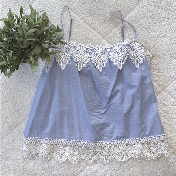 Express Lacy Tank Top - Picture 1 of 7